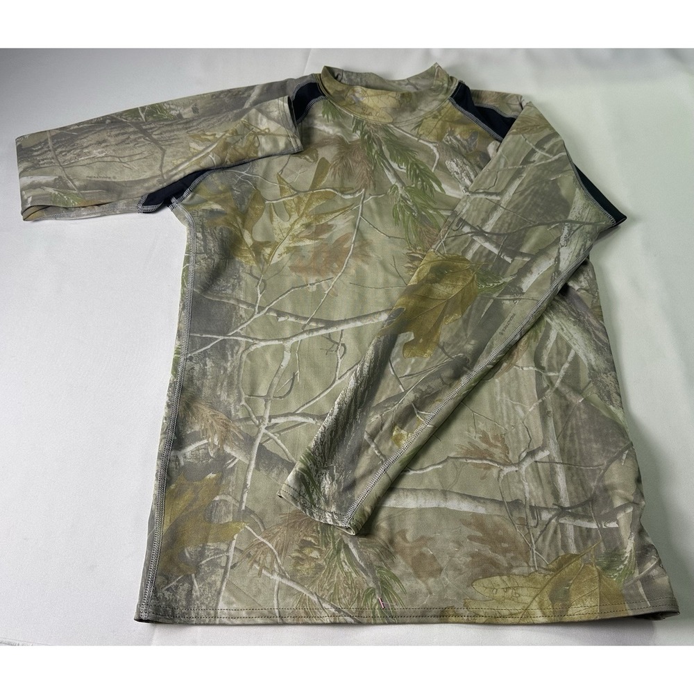 Redhead LG Camo Hunting RealTree AP‎ Long Sleeve Pullover AXE Poly Spandex